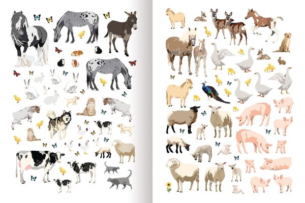 Mein Fühl-Stickerheft – Bauernhof