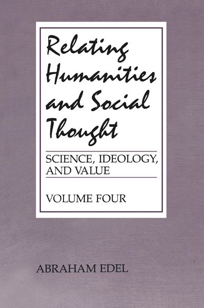 Produktbild: Relating Humanities and Social Thought