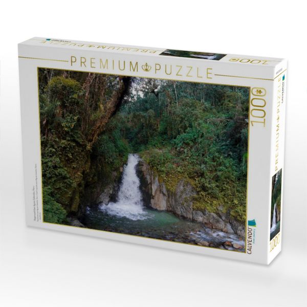 Produktbild: CALVENDO Puzzle Regenwald bei Aguas Calientes, Peru | 1000 Teile Lege-Gr&ouml;&szlig;e 64x48cm Foto-Puzzle f&uuml;r gl&uuml;ckliche Stunden