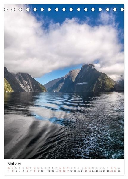Produktbild: Mein Traumland Neuseeland (Tischkalender 2027 DIN A5 hoch), CALVENDO Monatskalender