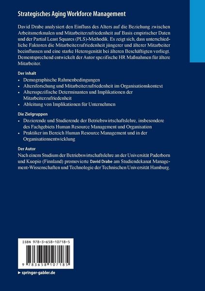 Produktbild: Strategisches Aging Workforce Management