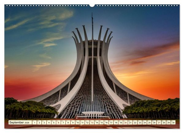 Produktbild: Typisch Brasilien (hochwertiger Premium Wandkalender 2026 DIN A2 quer), Kunstdruck in Hochglanz
