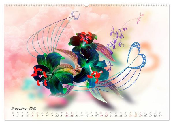 Produktbild: Zauberhaftes Ikebana (Wandkalender 2026 DIN A2 quer), CALVENDO Monatskalender