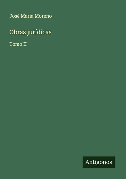 Produktbild: Obras jur&iacute;dicas