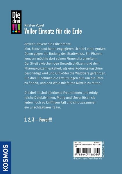 Produktbild: Die drei !!!, 70, Voller Einsatz f&uuml;r die Erde