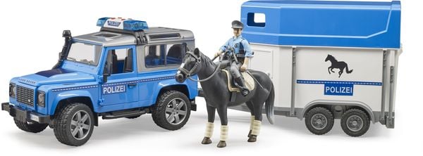 Produktbild: Bruder 02588 Land Rover Defender Polizeifahrzeug