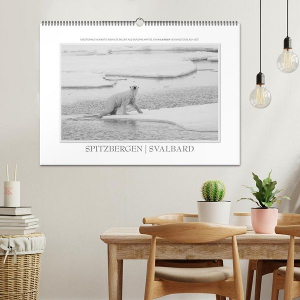 Produktbild: Spitzbergen Svalbard (Wandkalender 2026 DIN A2 quer), CALVENDO Monatskalender