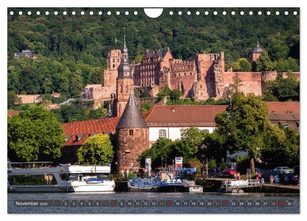 Produktbild: Mein Heidelberg - Unterwegs zwischen Neckar und Altstadt (Wandkalender 2026 DIN A4 quer), CALVENDO Monatskalender