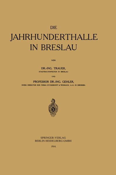 Produktbild: Die Jahrhunderthalle in Breslau