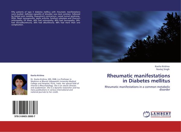 Produktbild: Rheumatic manifestations in Diabetes mellitus