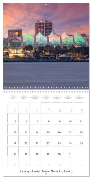 Produktbild: SAN DIEGO Coastal city with flair (Wall Calendar 2026 12 &times; 12 Inch) CALVENDO 12 Month Wall Calendar