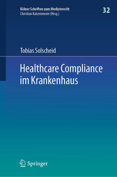 Produktbild: Healthcare Compliance im Krankenhaus
