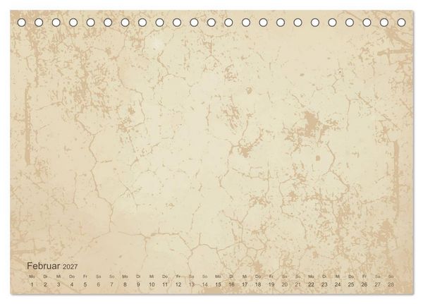 Produktbild: Vintage DIY Bastel-Kalender - Zum Selbstgestalten (Tischkalender 2027 DIN A5 quer), CALVENDO Monatskalender