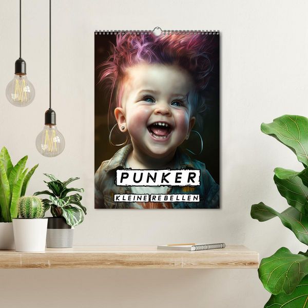 Produktbild: Punker Kleine Rebellen (Wandkalender 2026 DIN A3 hoch), CALVENDO Monatskalender