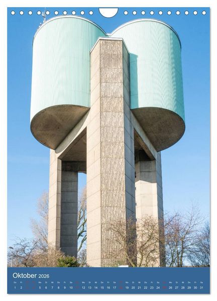 Produktbild: Wassert&uuml;rme im Ruhrgebiet (Wandkalender 2026 DIN A4 hoch), CALVENDO Monatskalender