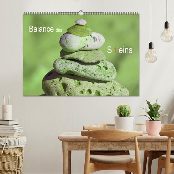 Produktbild: Balance des Steins (Wandkalender 2026 DIN A2 quer), CALVENDO Monatskalender