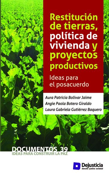 Produktbild: Restituci&oacute;n de tierras, pol&iacute;tica de vivienda y proyectos productivos