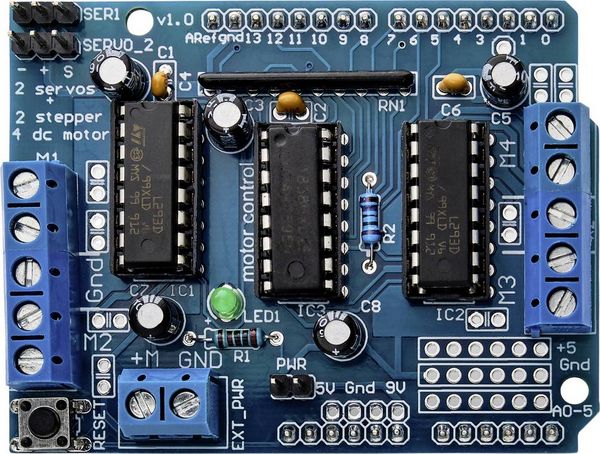 Produktbild: TRU COMPONENTS TC-9072484 Motortreiber 1 St. Passend f&uuml;r (Entwicklungskits): Arduino