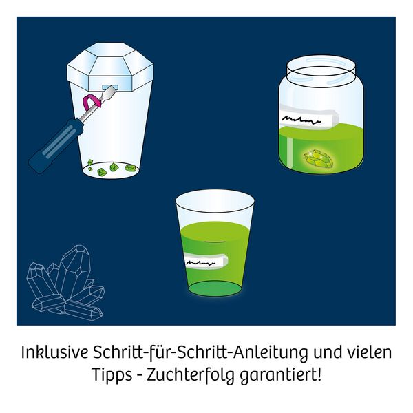 Produktbild: Rote Kristalle selbst z&uuml;chten