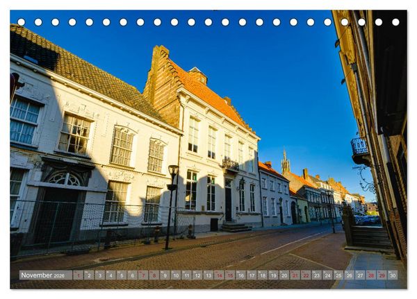 Produktbild: Ein Blick auf Hulst in Zeeland (Tischkalender 2026 DIN A5 quer), CALVENDO Monatskalender
