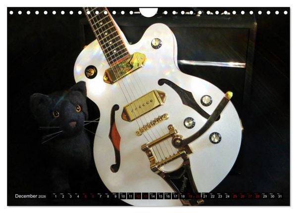 Produktbild: Guitars and Amps - Let's Rock (Wall Calendar 2026 DIN A4 landscape), CALVENDO 12 Month Wall Calendar