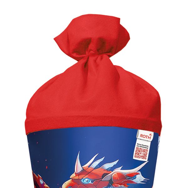 Produktbild: Motivschult&uuml;te, Robo Drache, 70 cm, Folie
