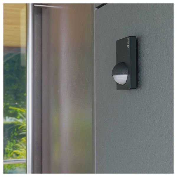 Produktbild: Steinel 603113 Wand PIR-Bewegungsmelder Relais Schwarz IP54