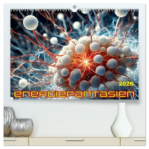 Produktbild: Energiefantasien (hochwertiger Premium Wandkalender 2026 DIN A2 quer), Kunstdruck in Hochglanz
