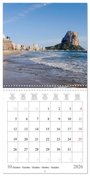 Produktbild: Costa Blanca Spain&acute;s Sun-Kissed South (Wall Calendar 2026 12 &times; 12 Inch) CALVENDO 12 Month Wall Calendar