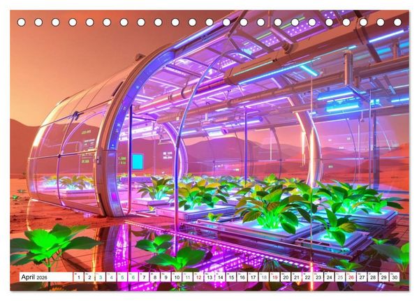 Produktbild: Neuer Morgen Mars (Tischkalender 2026 DIN A5 quer), CALVENDO Monatskalender