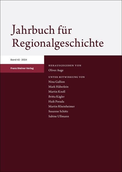 Produktbild: Jahrbuch f&uuml;r Regionalgeschichte 42 (2024)