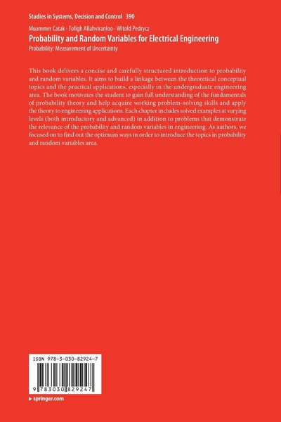 Produktbild: Probability and Random Variables for Electrical Engineering