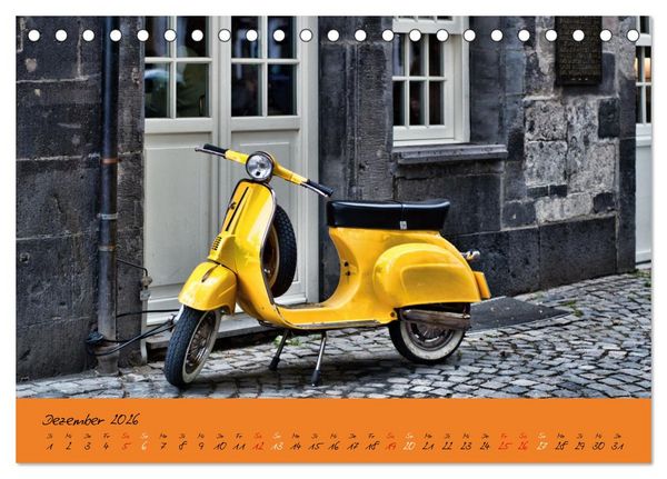 Produktbild: Vespa Liebe (Tischkalender 2026 DIN A5 quer), CALVENDO Monatskalender