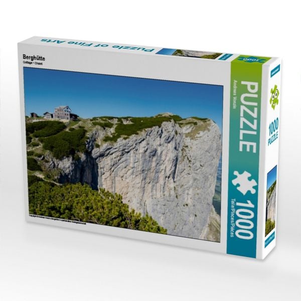 CALVENDO Puzzle Berghütte | 1000 Teile Lege-Größe 64x48cm Foto-Puzzle für glückliche Stunden