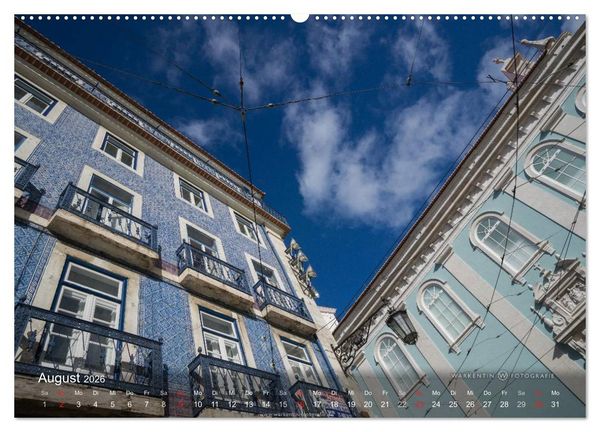 Produktbild: Zauberhaftes Lissabon (Wandkalender 2026 DIN A2 quer), CALVENDO Monatskalender