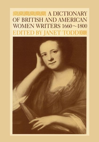Produktbild: Dictionary of British and American Women Writers 1660-1800