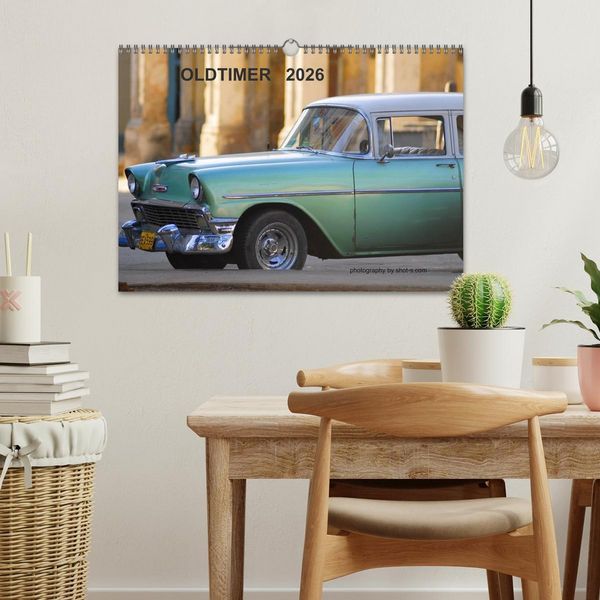 Produktbild: OLDTIMER 2026 (Wandkalender 2026 DIN A3 quer), CALVENDO Monatskalender