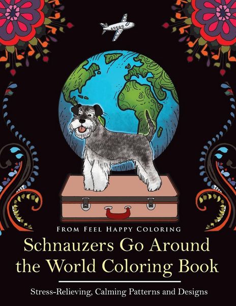 Produktbild: Schnauzers Go Around the World Coloring Book