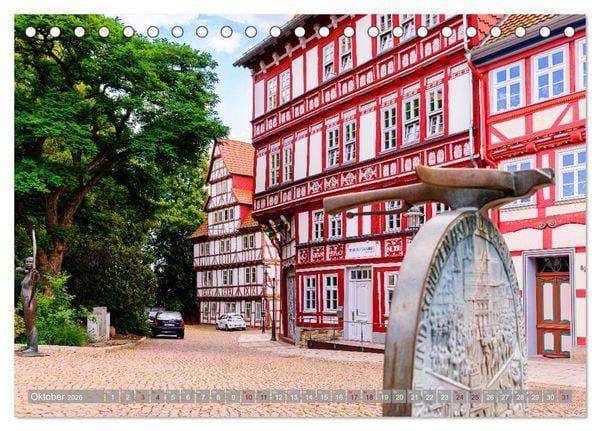 Produktbild: Ein Blick auf Duderstadt (Tischkalender 2026 DIN A5 quer), CALVENDO Monatskalender