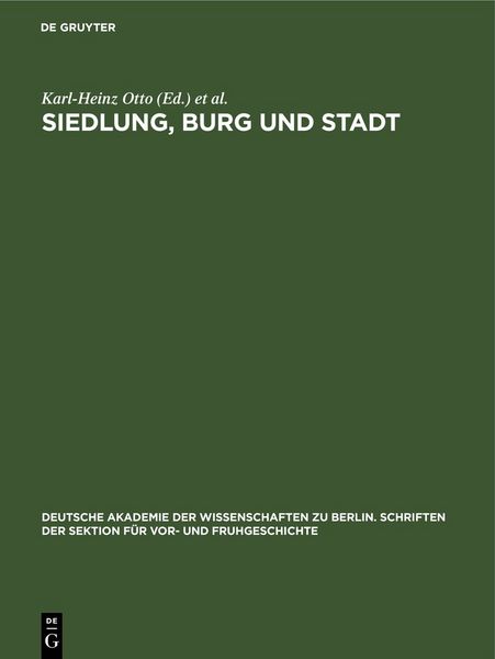 Produktbild: Siedlung, Burg und Stadt