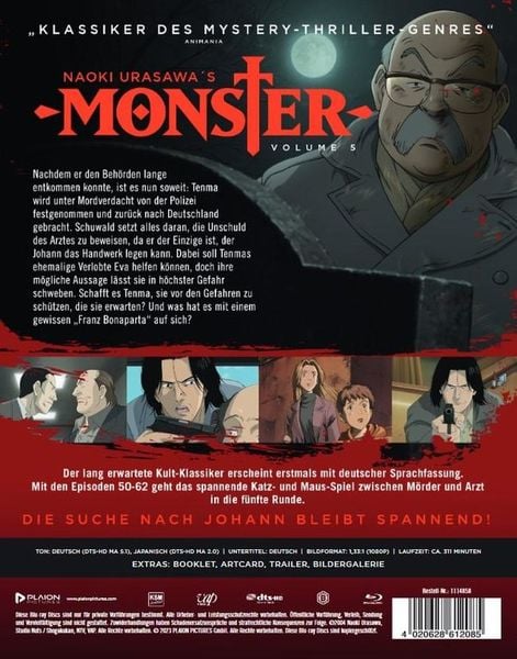 Produktbild: MONSTER - Volume 5 (Ep. 50-62) - Steelbook [2 BRs]
