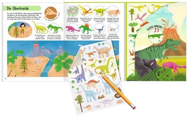 Produktbild: Mein magisches Rubbelsticker-Buch Dinosaurier