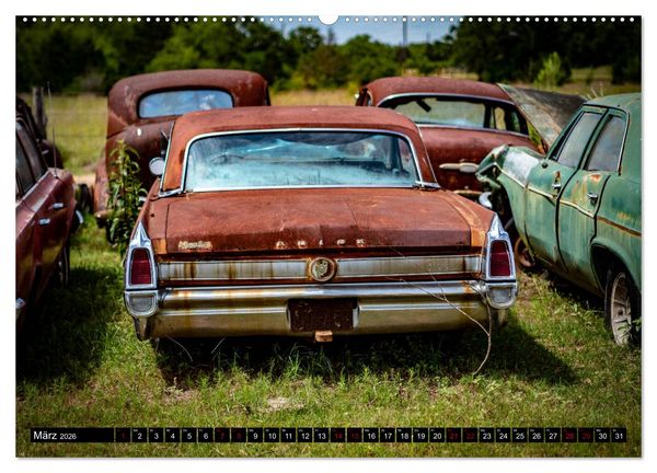 Produktbild: Memories of American Cars (Wandkalender 2026 DIN A2 quer), CALVENDO Monatskalender