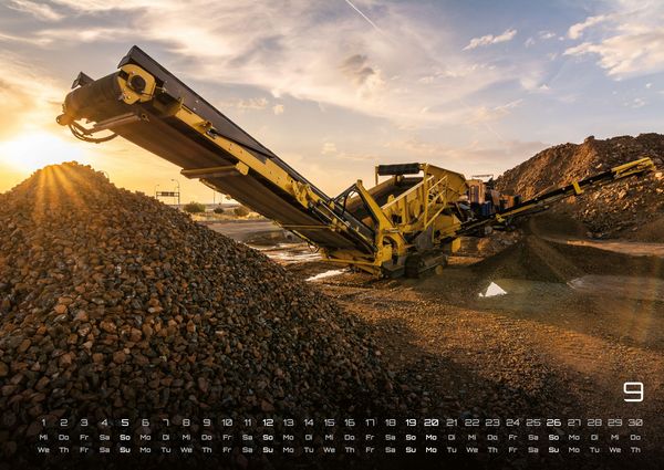 Produktbild: Baumaschinen - gigantische Bauhelfer - 2027 - Kalender DIN A2
