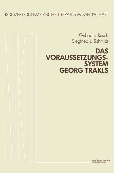 Produktbild: Das Voraussetzungssystem Georg Trakls
