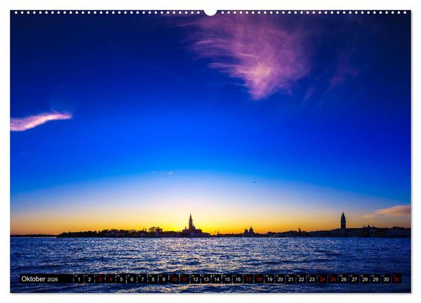 Produktbild: Venedig - Pal&auml;ste, Br&uuml;cken und Kan&auml;le (Wandkalender 2026 DIN A2 quer), CALVENDO Monatskalender