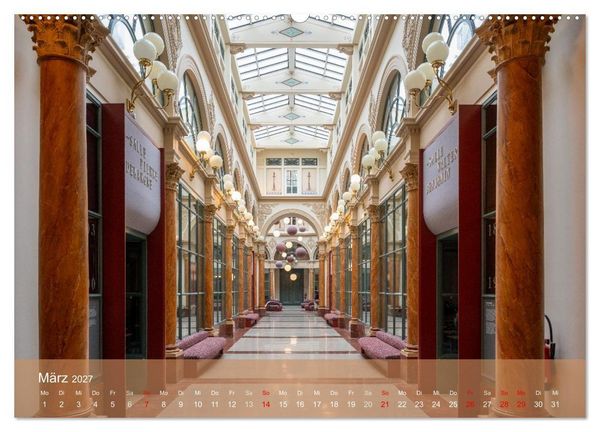 Produktbild: Verborgene Passagen von Paris (hochwertiger Premium Wandkalender 2027 DIN A2 quer), Kunstdruck in Hochglanz