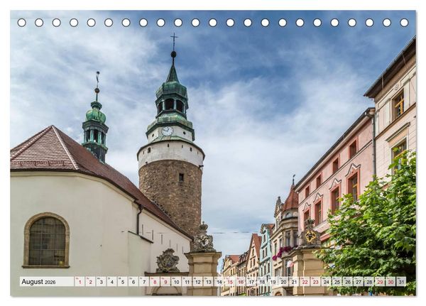 Produktbild: NIEDERSCHLESIEN Sommerliche Impressionen (Tischkalender 2026 DIN A5 quer), CALVENDO Monatskalender