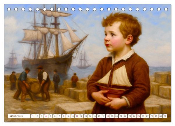 Produktbild: Jules Verne. Sein Leben, seine Werke (Tischkalender 2026 DIN A5 quer), CALVENDO Monatskalender