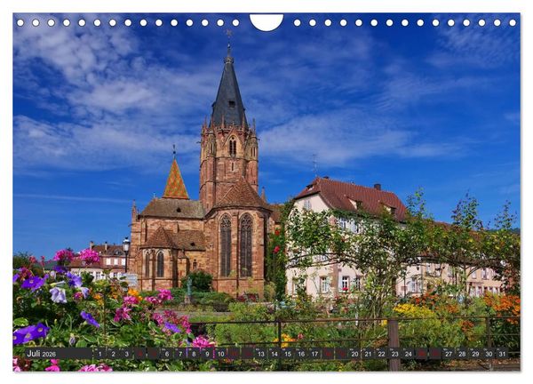 Produktbild: Elsass - Zwischen Rhein und Vogesen (Wandkalender 2026 DIN A4 quer), CALVENDO Monatskalender